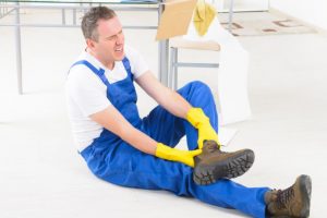 Ankle injury at work claim