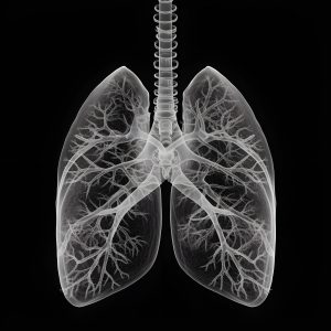 A scan of a pair of lungs.