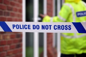 An officer attending the scene after an a crime of violence was reported to the police