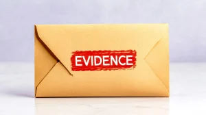 An envelop of evidence to support a neck injury claim. 